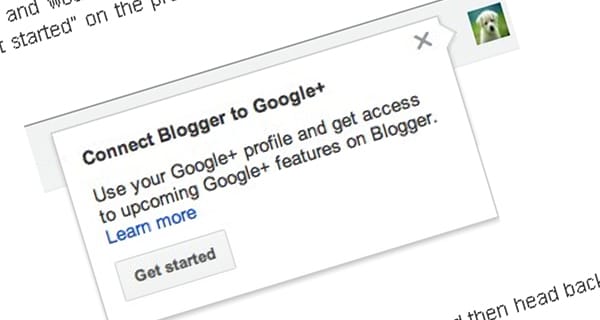 Google+ profil a Blogger profil helyett