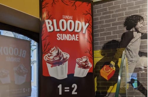 A véres vasárnappal kampányolt a McDonald's Portugáliában