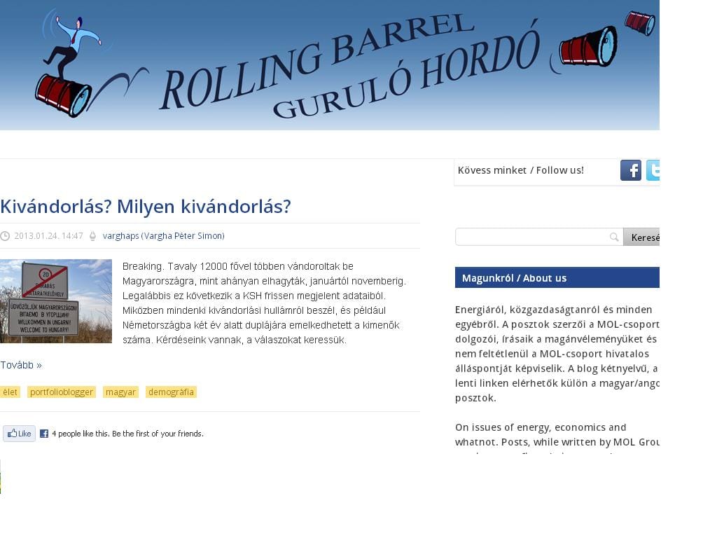 Nincs is itt semmiféle kivándorlás?