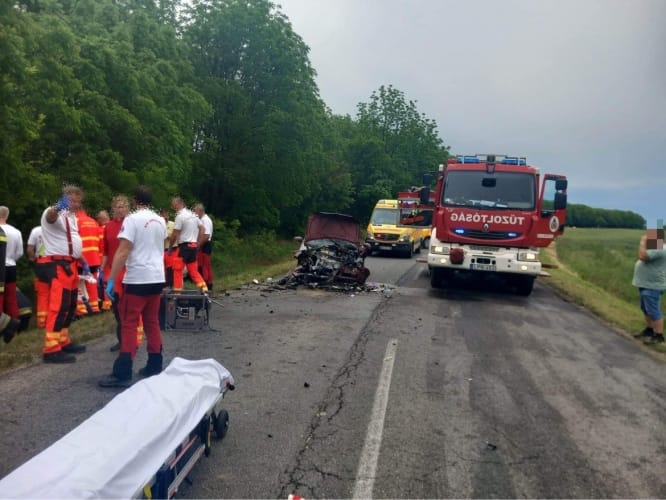 Döbrököz polgármestere a 65-ös úton történt baleset egyik sérültje