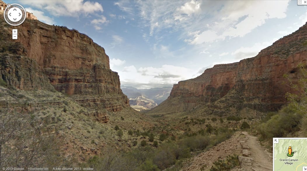A Grand Canyont is megmutatja a Google Street View