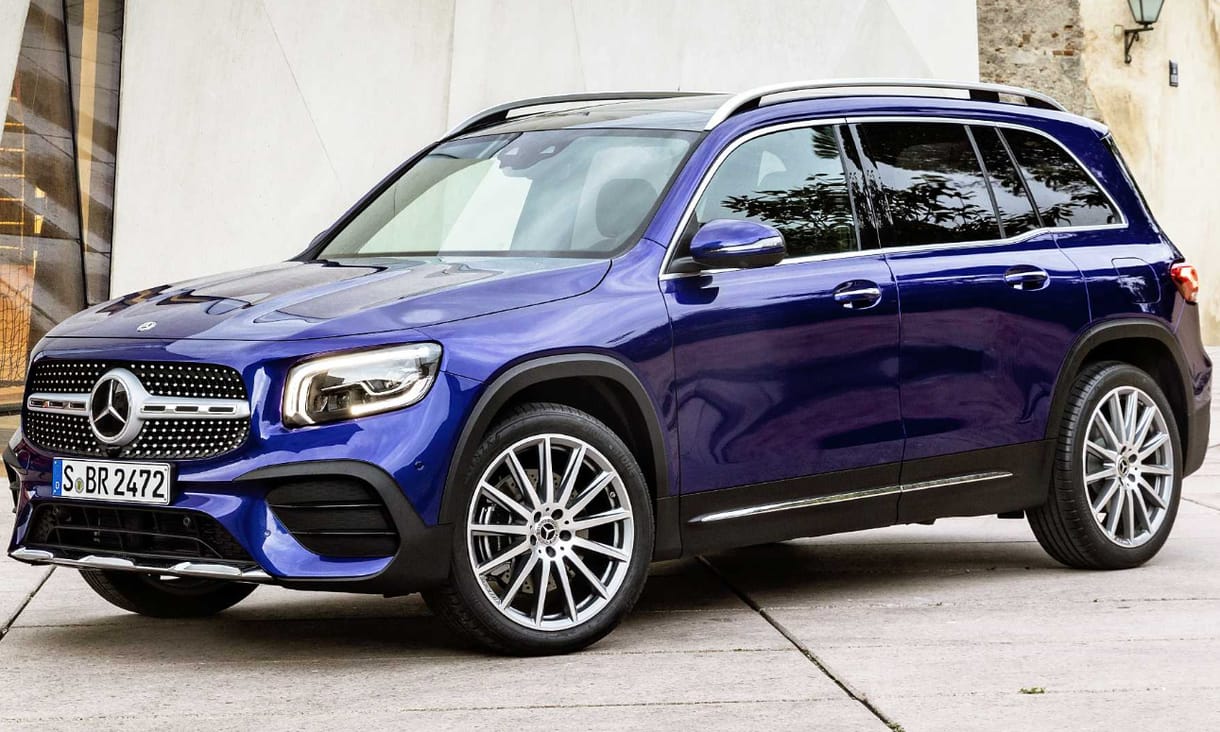 Itt a teljesen új Mercedes GLB, a legfrissebb 7 üléses divatterepjáró