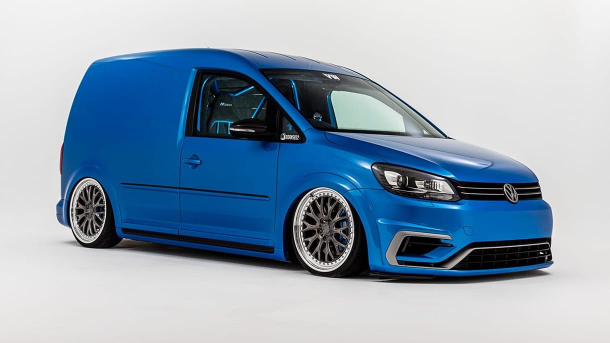 Valószínű nem szaladgálós autónak építették ezt a 360 lóerős ültetett Volkswagen Caddyt