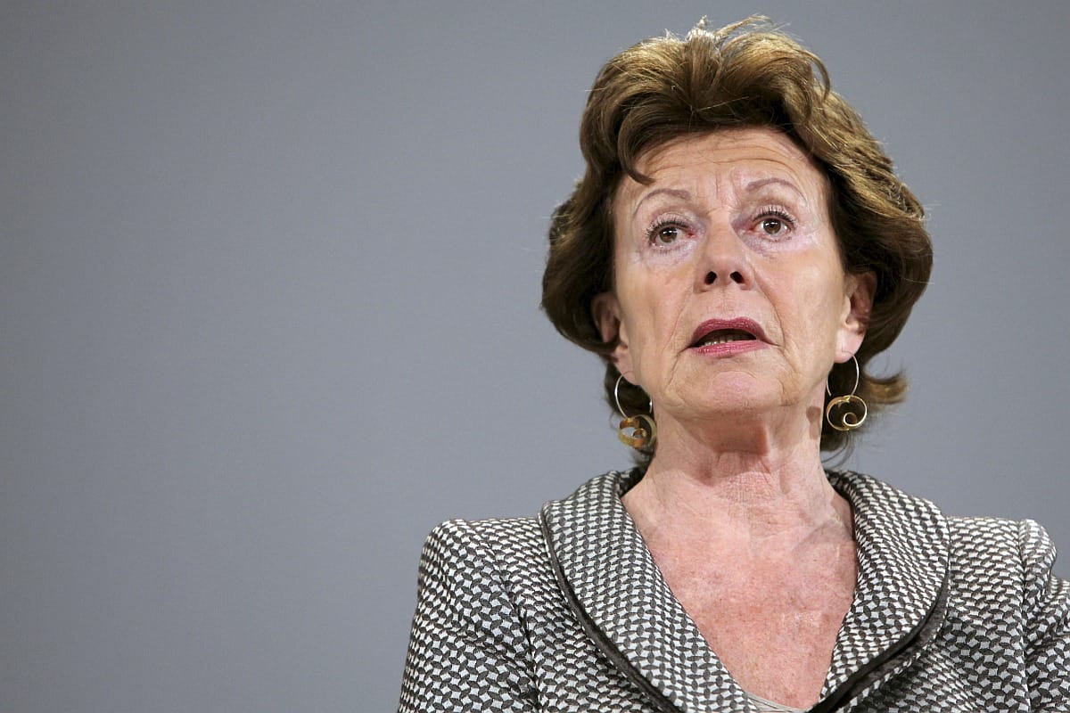 A Klubrádió elnökével tárgyalt Brüsszelben Neelie Kroes