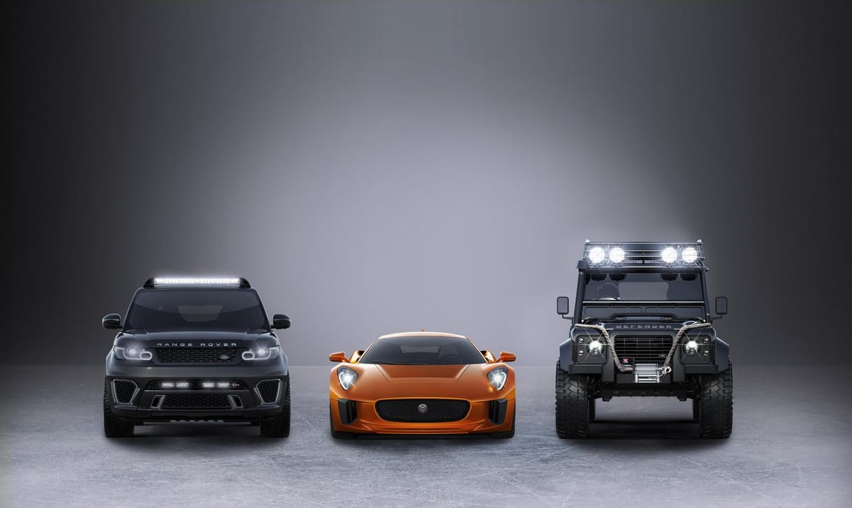 Három különleges modellel szerepel a Jaguar Land Rover az új James Bond filmben