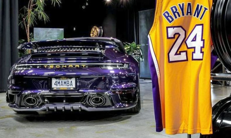 Kobe Bryantnek dedikálta a Techart a különleges Porsche 911-esét