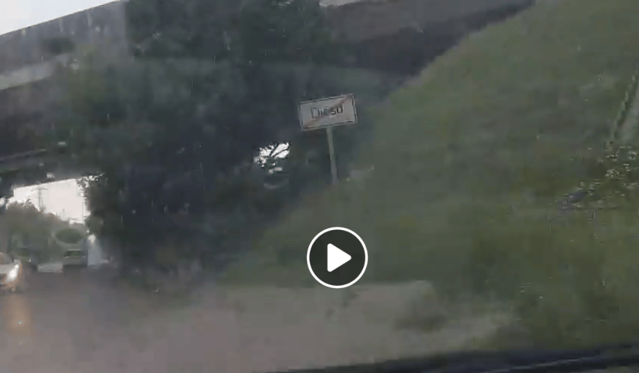 Hatalmas eső zúdult Érdre és Diósdra - videó