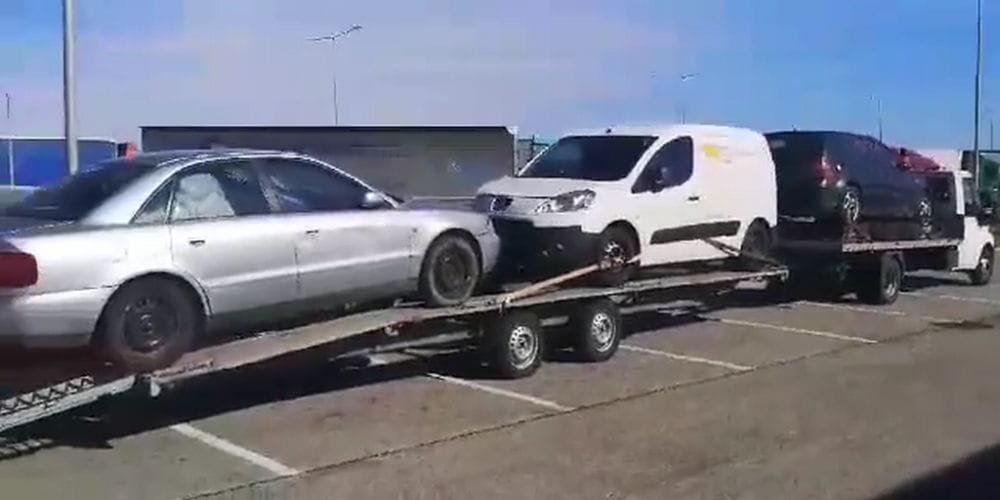 A pihenőhelyen kapcsolták le a bolgár brutáltrélert – videó