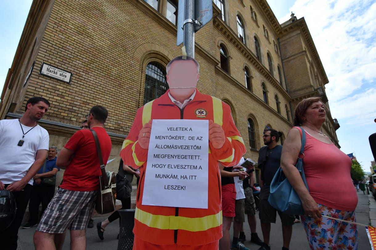 A szakszervezet szerint a mentősök egy részének csak látszólagos béremelés jutott