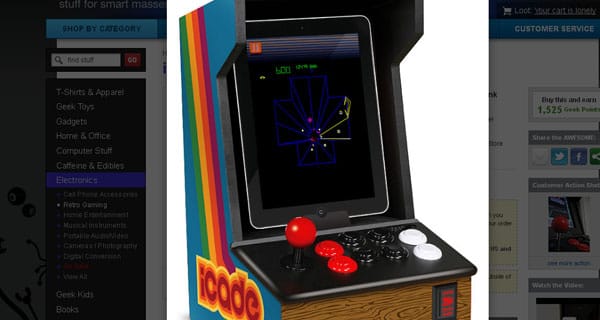 iCADE – varázsoljunk árkád játékgépet az iPadből