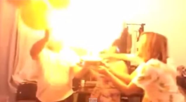 Videó: Ezért NEM állunk tűzijáték közelébe hidrogénes lufival