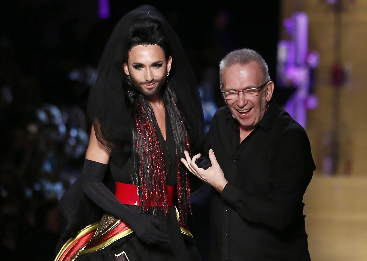 Fotók: Conchita Wurst volt a sztár Gaultier bemutatóján