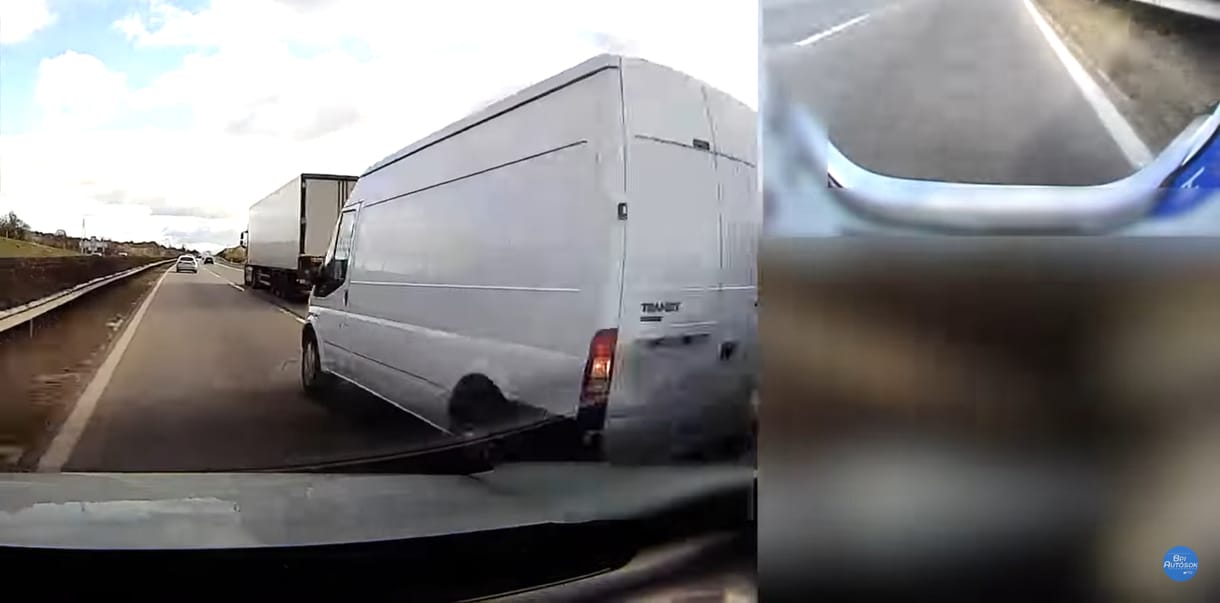 Feldühítette, hogy megelőzték, bosszút állt a furgonos – videó