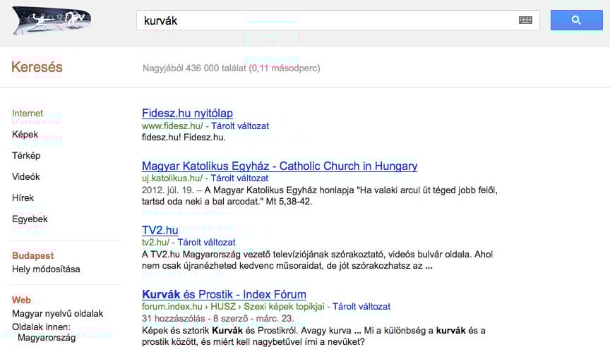 Meghökkentő kereséssel juthatunk a Fidesz és a Katolikus Egyház honlapjára