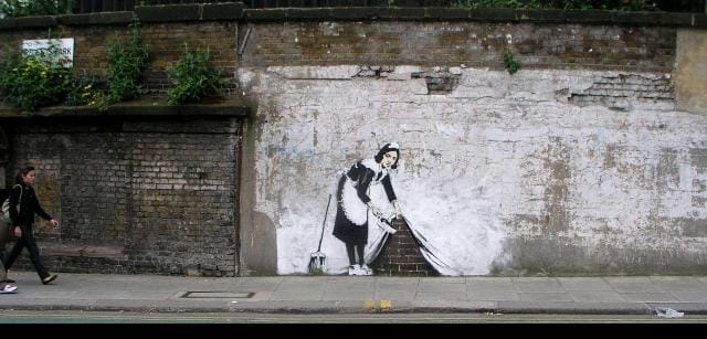 A titokzatos Banksy ismeretlenül is áldás a műkereskedők számára 