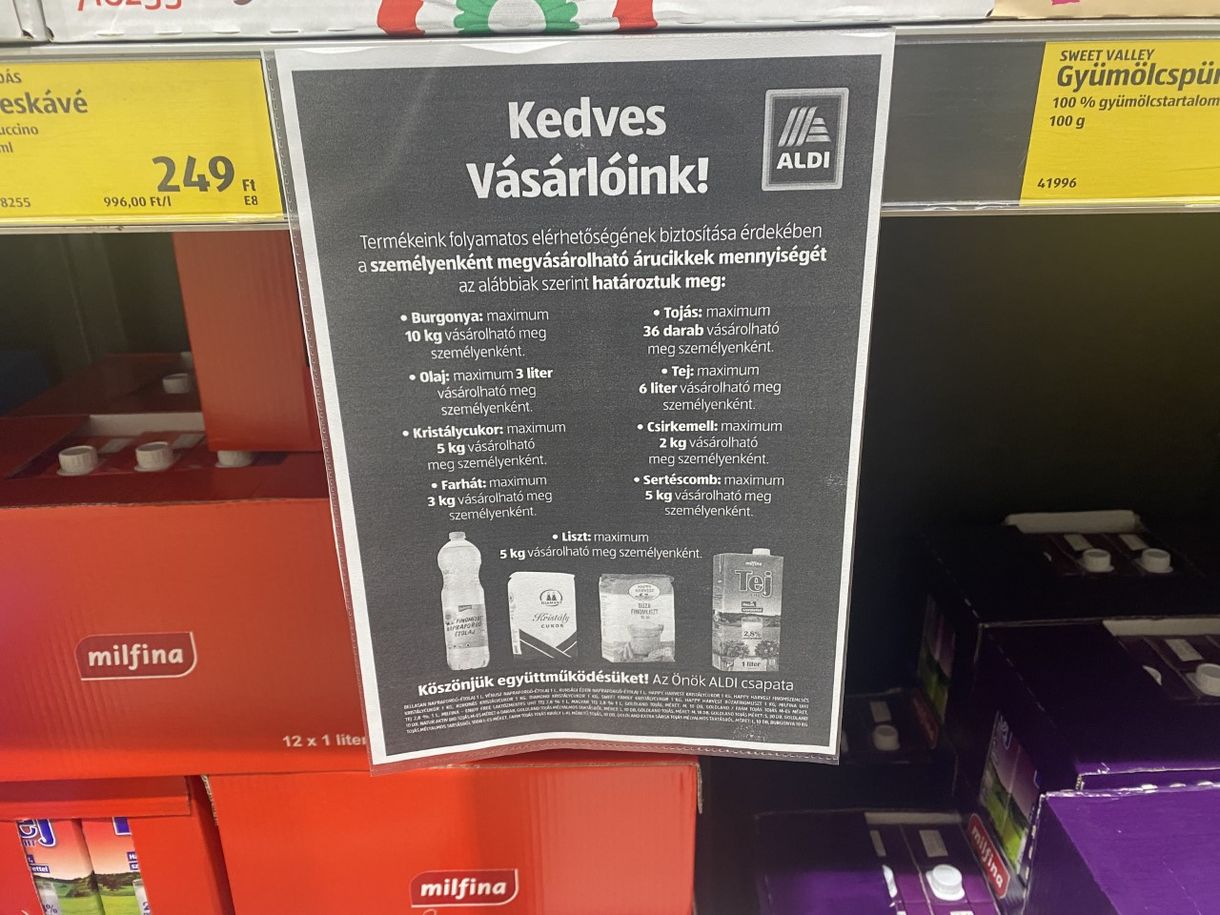 Az Aldi is tojáskorlátozást vezet be - fotó