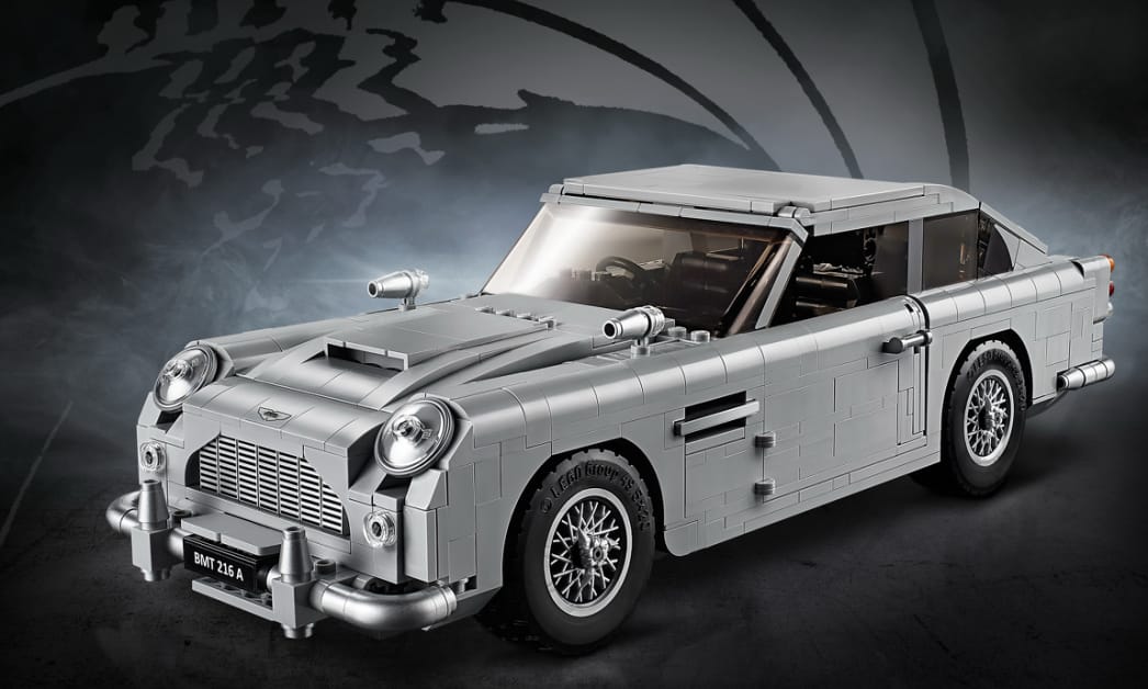 Működő katapultülés az új James Bond Lego autóban