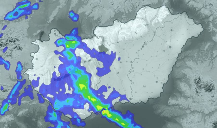 Érkezik a hidegfront, éjjel már leszakadhat az ég délen