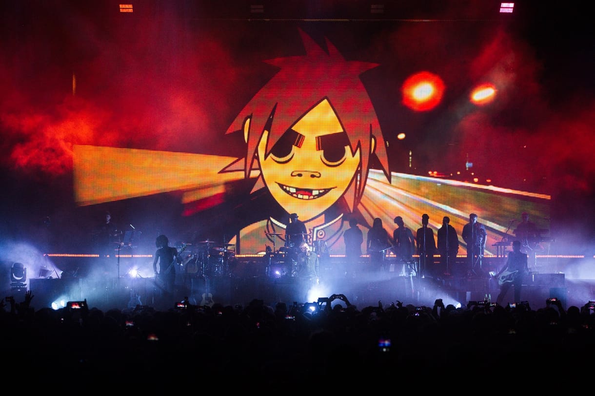 Egy estére a majmok bolygójából átkerültünk egy szórakoztató majomházba – a Gorillaz az Arénában