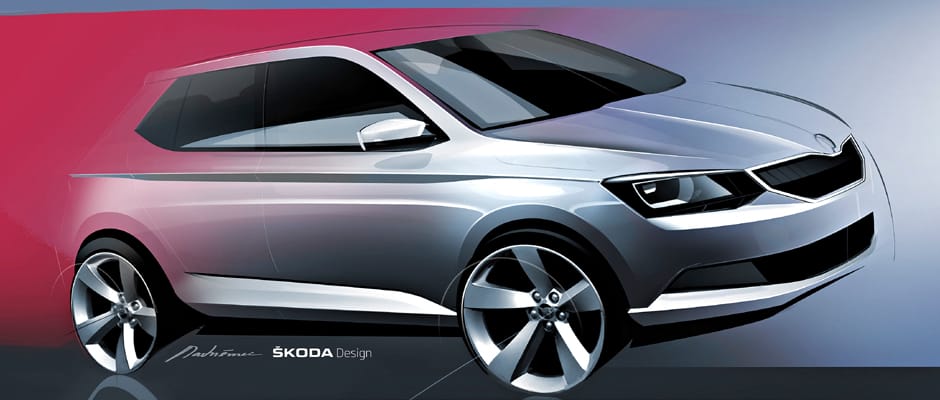 Itt az első hivatalos anyag az új Skoda Fabiáról