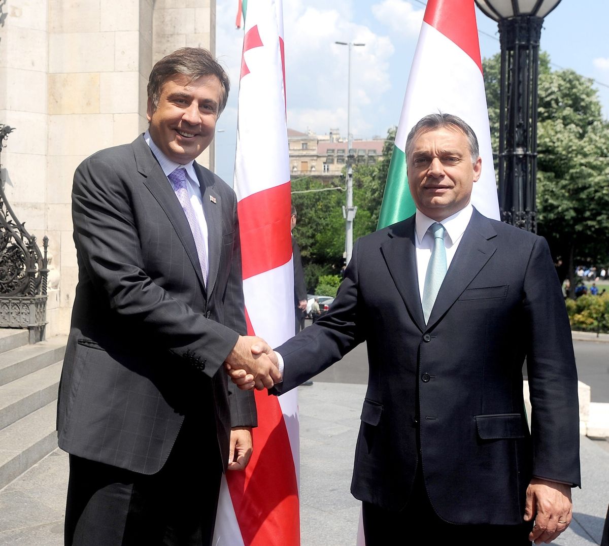 Orbán Szaakasvilivel tárgyalt