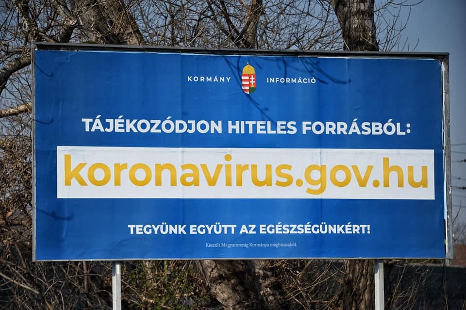 Elindult az új kormányzati plakátkampány – most a koronavírusról