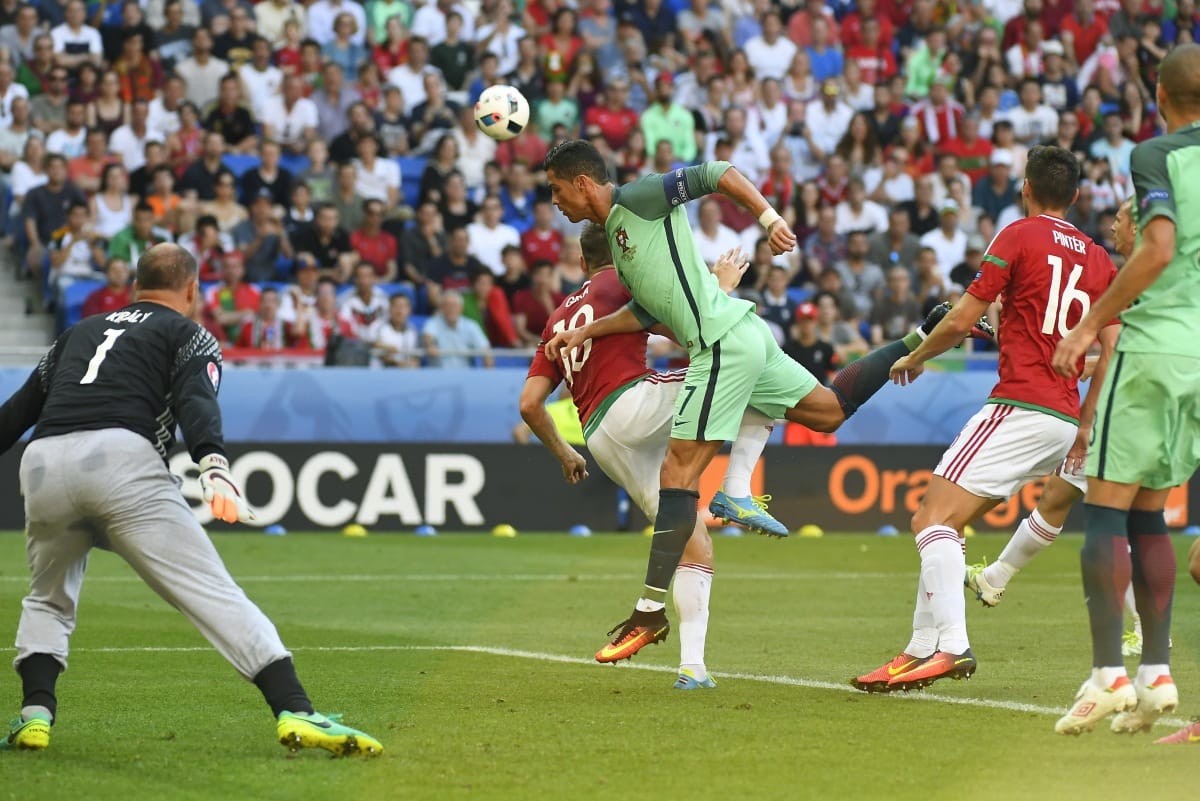 Ronaldo így hisztizett a magyar gól után - videó
