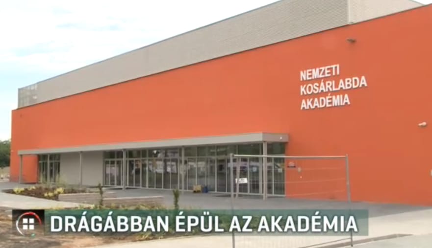 Alaposan megdrágult a pécsi nemzeti kosárlabda akadémia építése