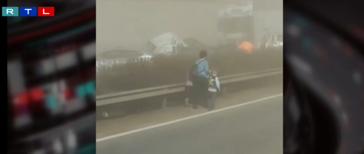 Kockáról kockára elemzi a rendőrség az M1-es tömegbaleset felvételeit