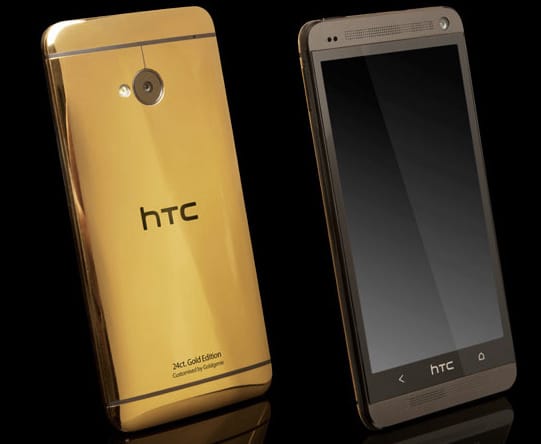 Itt a 24 karátos HTC One