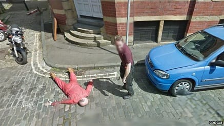 Gyilkossággal viccelődtek a Google Street View-n