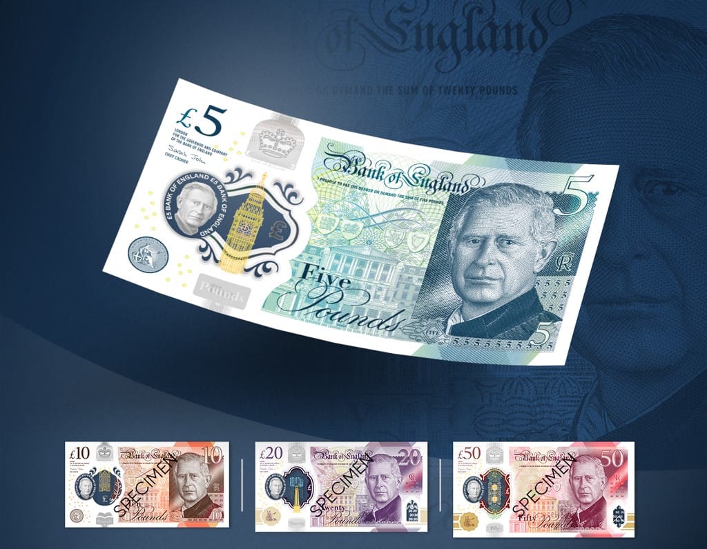 Itt vannak a III. Károly királyt ábrázoló bankjegyek