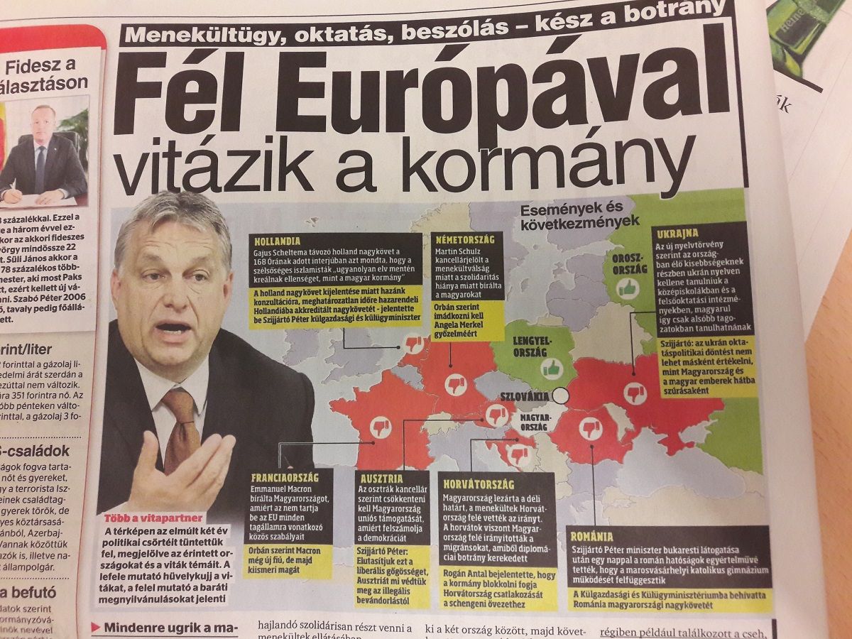 Orbán vitáit térképre vitték: fél Európa piros lett – fotó