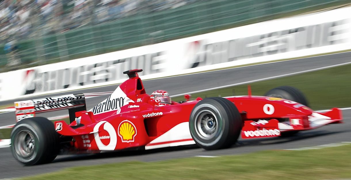 Elárverezik Schumacher legendás Ferrariját
