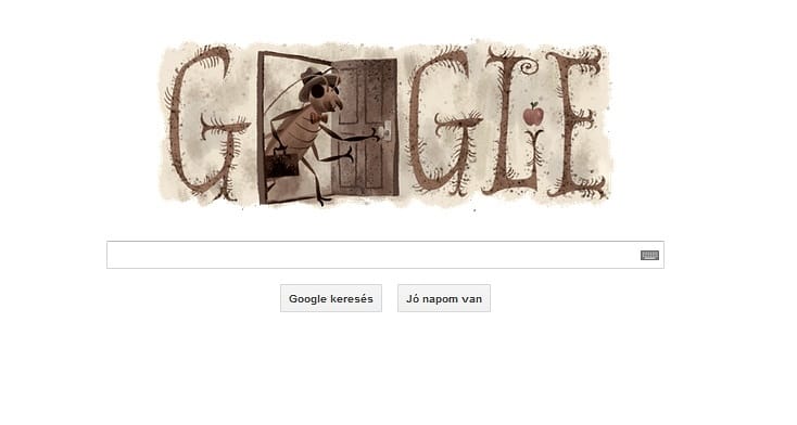 Fotó: Gregor Samsára emlékezik ma a Google Doodle