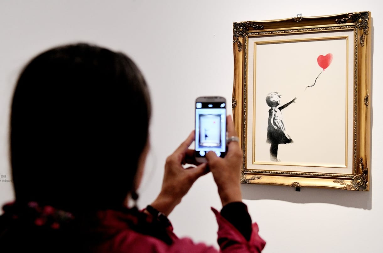 Több milló euró értékű Banksy-művet foglaltak le Belgiumban