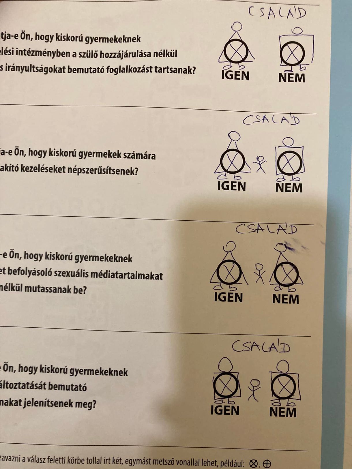 Ereszen csúszó Szájerrel és rúzsos Orbán Viktorral üzentek az érvénytelenül szavazók