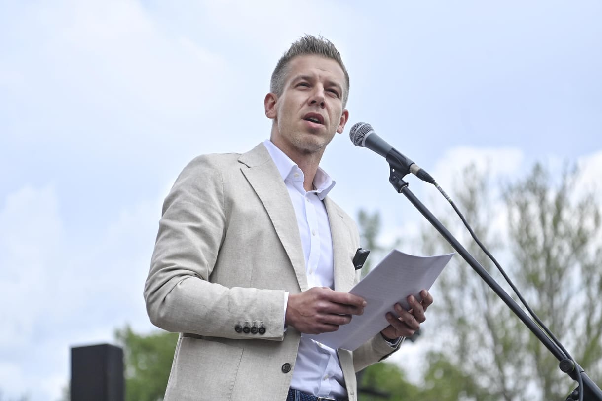 Összefutott Magyar Péter Szentkirályi Alexandrával, gyorsan adtak is egy-egy tanácsot egymásnak