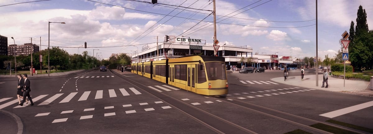 Motor és autó ütközött Újbudán