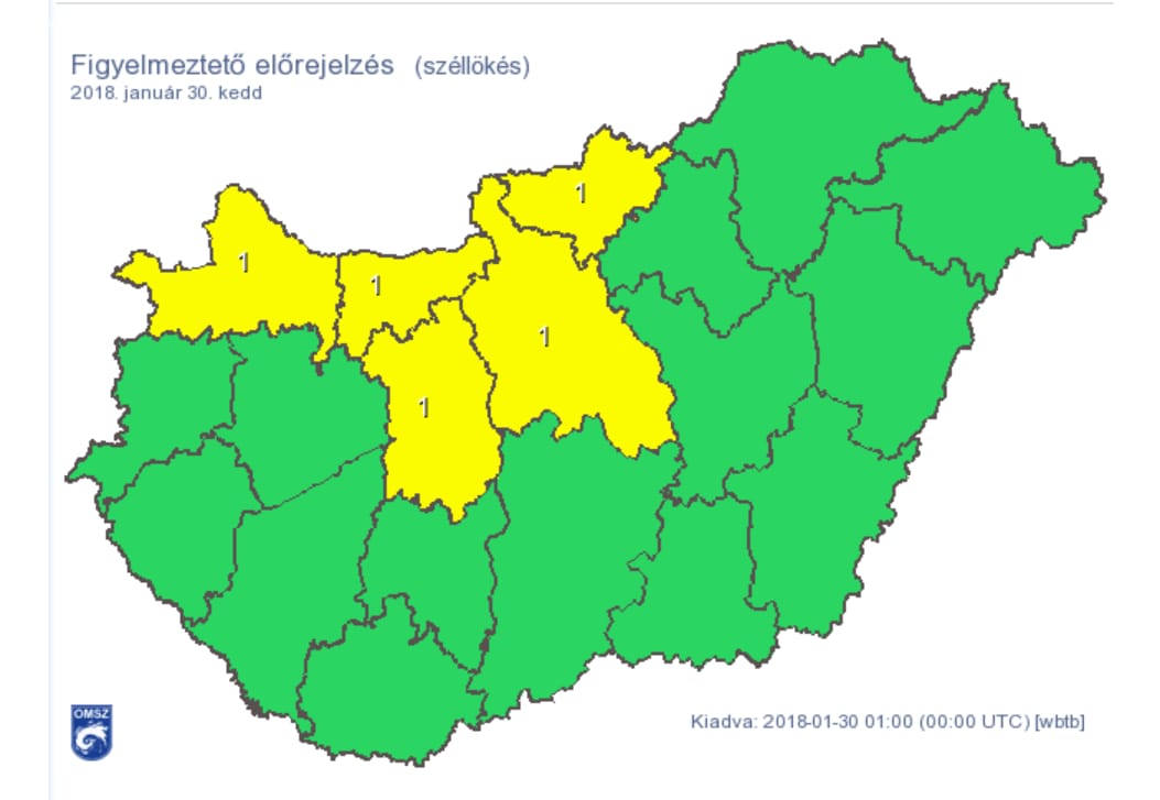 Viharos szél kíséri a tavaszias meleget