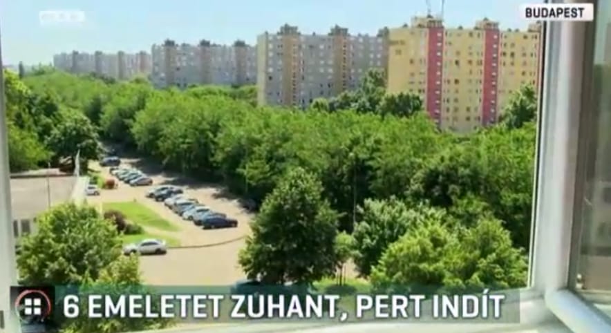 Pert indít a hat emelet magasból kizuhant munkás