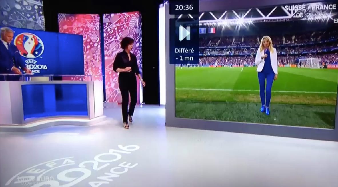 Óriási trükköt villantott az egyik francia tévé az Eb-közvetítés alatt – videó