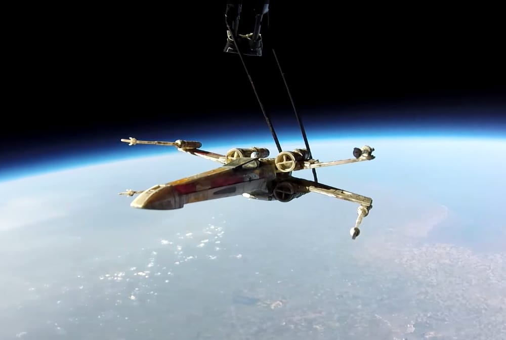 X-szárnyú vadászgépet és GoPro kamerát küldtek a világűrbe – ez a videó lett az eredmény
