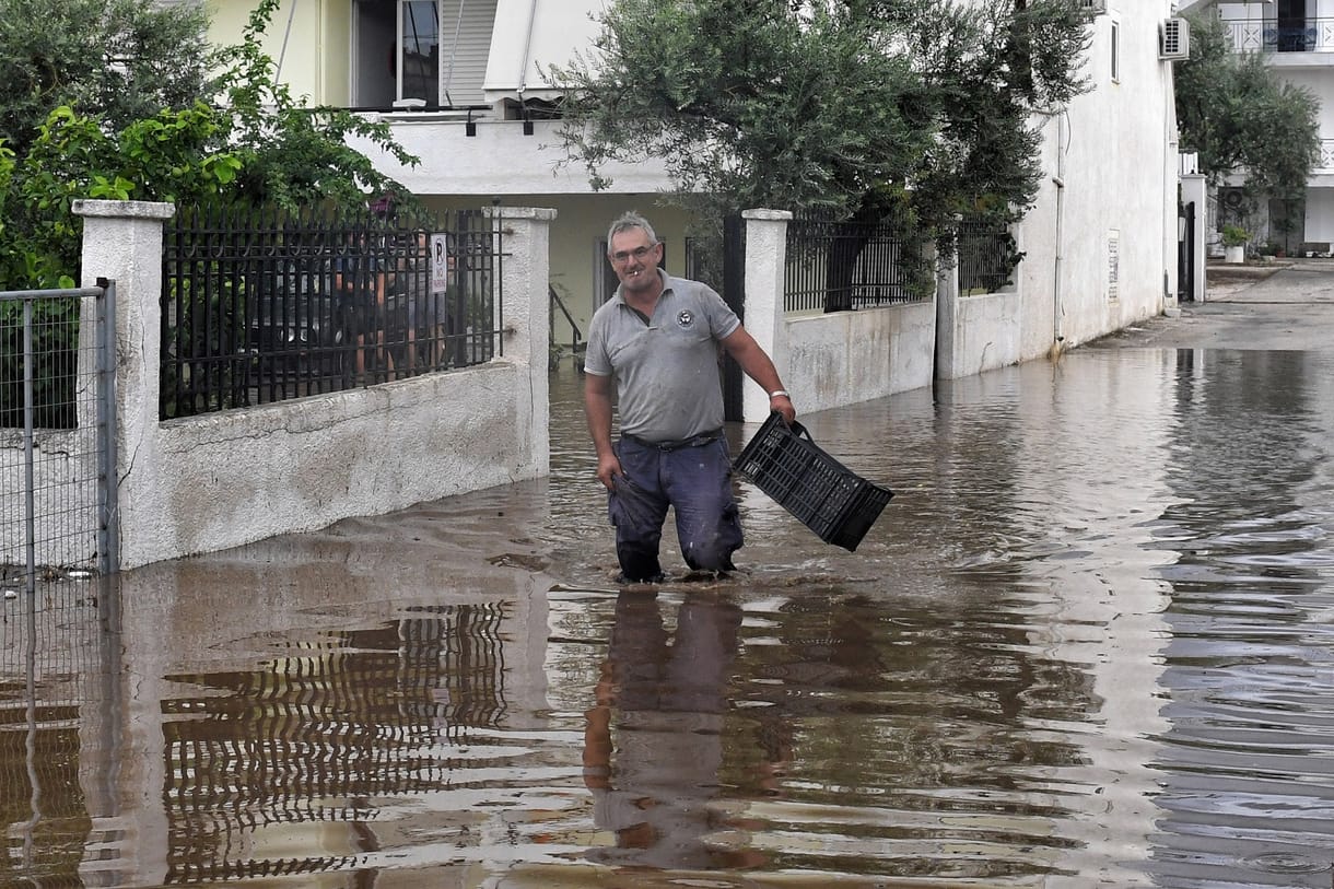Harmadik napja tombol sajátos hurrikán Görögországban