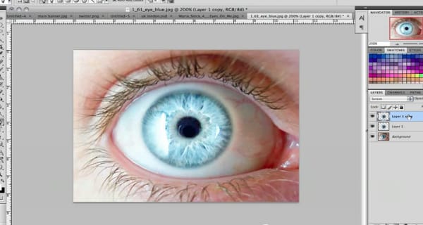 A nap videója – készítsünk kék szemeket Photoshopban