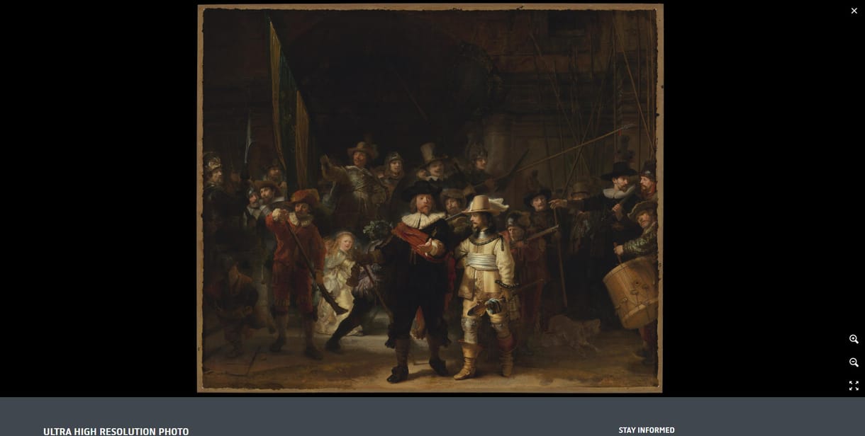 717 gigapixeles fénykép készült Rembrandt egyik leghíresebb festményéről