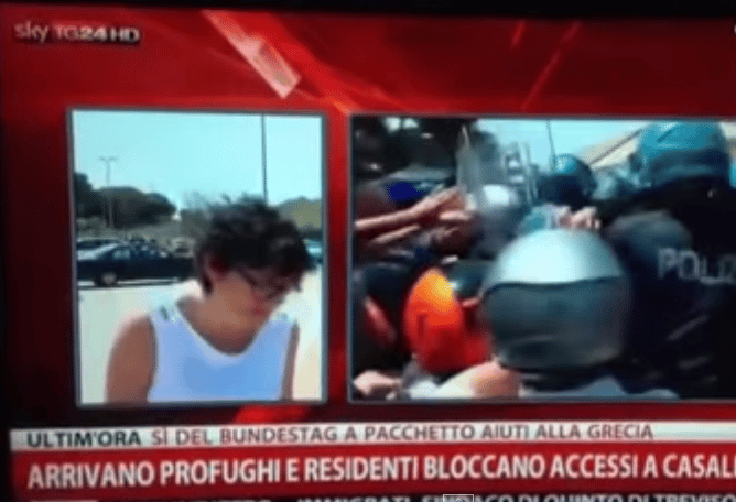 Élő adásban lett rosszul az olasz Sky riportere - videó