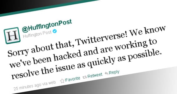 Feltörték a Huffington Post Twitter fiókját