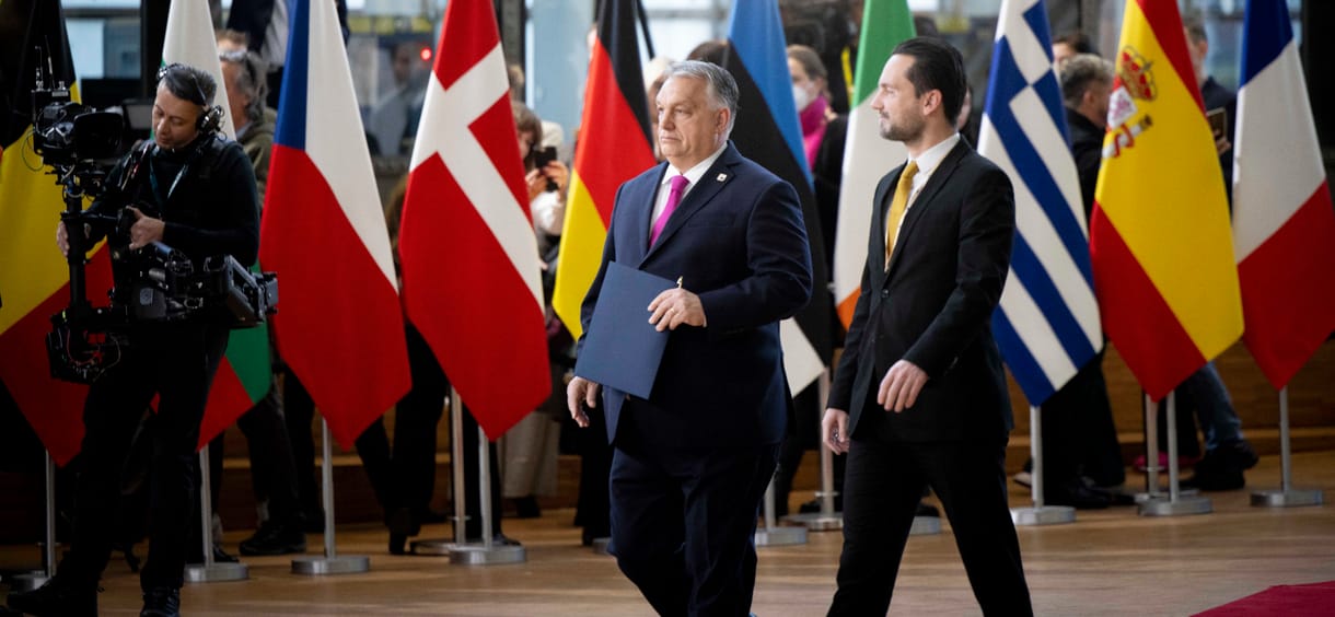 És akkor Orbán kiment, hogy Ukrajna bejöhessen
