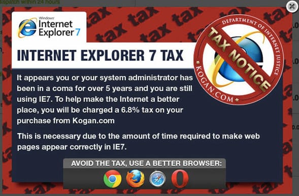 Többet kell fizetniük az Internet Explorert használóknak